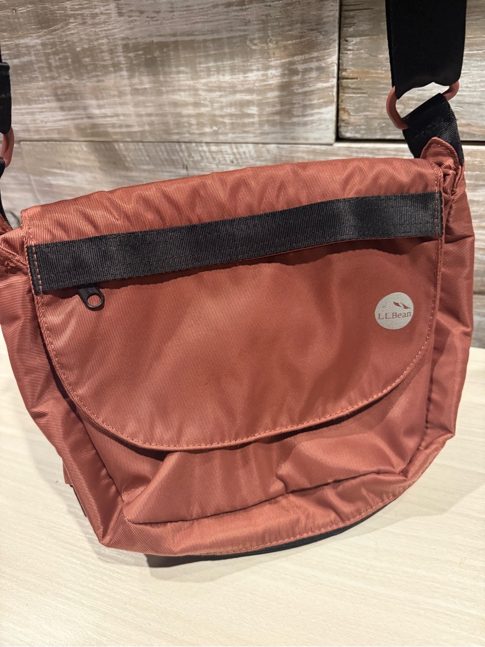 L.L. Bean Crossbody Bag in Rust